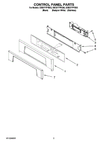 02 - Control Panel Parts parts for Whirlpool Oven GBD277PRS03 from AppliancePartsPros.com