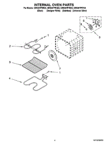 03 - Internal Oven Parts parts for Whirlpool Oven GBS307PRQ03 from AppliancePartsPros.com