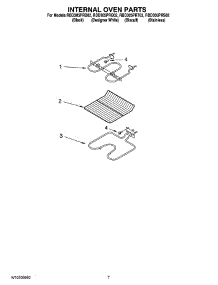 05 - Internal Oven Parts parts for Whirlpool Oven RBD305PRT02 from AppliancePartsPros.com