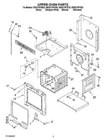 02 - Upper Oven Parts parts for Whirlpool Oven RBD275PRQ02 from AppliancePartsPros.com