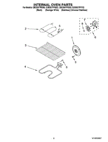 04 - Internal Oven Parts parts for Whirlpool Oven GBD307PRB03 from AppliancePartsPros.com