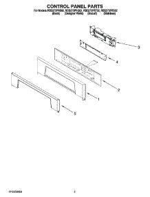 02 - Control Panel Parts parts for Whirlpool Oven RBS275PRQ02 from AppliancePartsPros.com