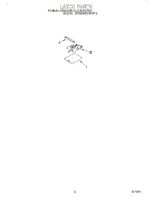 04 - Latch parts for Whirlpool Oven RBD307PDQ1 from AppliancePartsPros.com