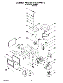 06 - Cabinet And Stirrer Parts parts for Whirlpool Oven GMC305PRS02 from AppliancePartsPros.com