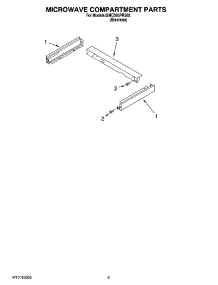 07 - Microwave Compartment Parts parts for Whirlpool Oven GMC305PRS02 from AppliancePartsPros.com
