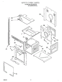 02 - Upper Oven parts for Whirlpool Oven RBD307PDQ4 from AppliancePartsPros.com
