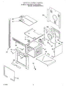 02 - Upper Oven parts for Whirlpool Oven RBD307PDB1 from AppliancePartsPros.com