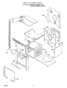 02 - Upper Oven parts for Whirlpool Oven RBD307PDQ2 from AppliancePartsPros.com