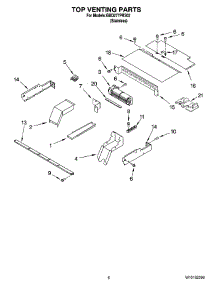 05 - Top Venting Parts, Optional Parts parts for Whirlpool Oven GBD277PRS02 from AppliancePartsPros.com