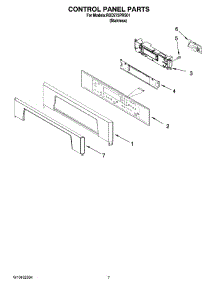05 - Control Panel Parts parts for Whirlpool Oven RBD275PRS01 from AppliancePartsPros.com