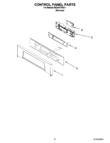 06 - Control Panel Parts parts for Whirlpool Oven RBD245PRS01 from AppliancePartsPros.com