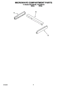 07 - Microwave Compartment Parts parts for Whirlpool Oven YGSC308PJB2 from AppliancePartsPros.com