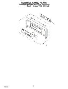 02 - Control Panel Parts parts for Whirlpool Oven YRBS275PDB8 from AppliancePartsPros.com