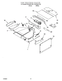 09 - Top Venting Parts, Optional Parts parts for Whirlpool Oven YGSC308PJB0 from AppliancePartsPros.com