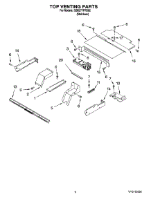 05 - Top Venting Parts, Optional Parts parts for Whirlpool Oven GBS277PRS02 from AppliancePartsPros.com
