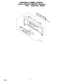 02 - Control Panel Parts parts for Whirlpool Oven YRBS275PDQ7 from AppliancePartsPros.com
