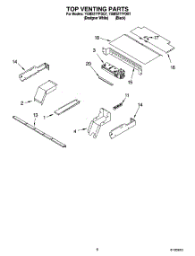 05 - Top Venting Parts, Optional Parts parts for Whirlpool Oven YGBS277PDQ7 from AppliancePartsPros.com