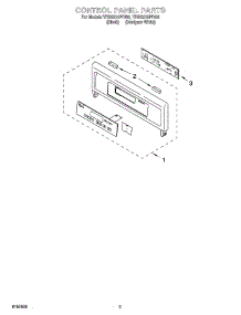 02 - Control Panel Parts parts for Whirlpool Oven YRBS275PDB6 from AppliancePartsPros.com