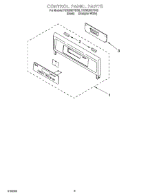 04 - Control Panel Parts parts for Whirlpool Oven YGBS307PDB6 from AppliancePartsPros.com