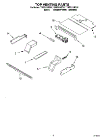 05 - Top Venting Parts, Miscellaneous Parts parts for Whirlpool Oven YRBS275PDB7 from AppliancePartsPros.com