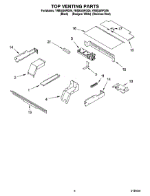 05 - Top Venting Parts, Optional Parts parts for Whirlpool Oven YRBS305PDS9 from AppliancePartsPros.com