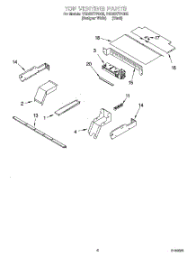 05 - Top Venting Parts, Optional Parts parts for Whirlpool Oven YGBS277PDQ5 from AppliancePartsPros.com