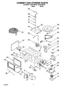06 - Cabinet And Stirrer Parts parts for Whirlpool Oven YGSC278PJB2 from AppliancePartsPros.com