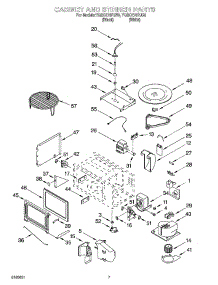 06 - Cabinet And Stirrer Parts parts for Whirlpool Oven YGSC278PJQ0 from AppliancePartsPros.com