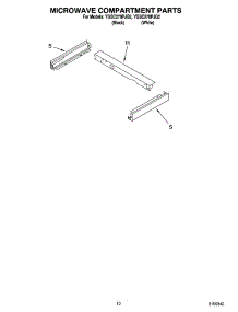 08 - Microwave Compartment Parts parts for Whirlpool Oven YGSC278PJB2 from AppliancePartsPros.com
