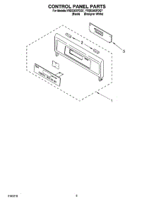 04 - Control Panel Parts parts for Whirlpool Oven YRBS305PDQ7 from AppliancePartsPros.com