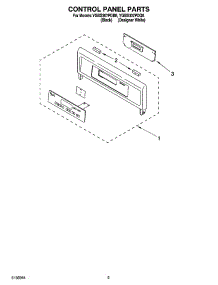 04 - Control Panel Parts parts for Whirlpool Oven YGBS307PDQ8 from AppliancePartsPros.com