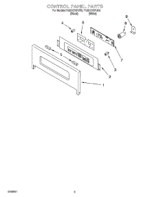 02 - Control Panel Parts parts for Whirlpool Oven YGSC278PJB0 from AppliancePartsPros.com