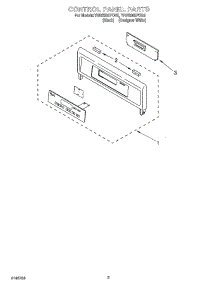 04 - Control Panel Parts parts for Whirlpool Oven YRBS305PDB5 from AppliancePartsPros.com