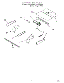 05 - Top Venting Parts, Optional Parts parts for Whirlpool Oven YRBS305PDB5 from AppliancePartsPros.com