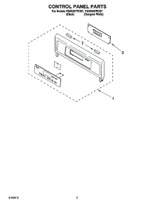 04 - Control Panel Parts parts for Whirlpool Oven YGBS307PDB7 from AppliancePartsPros.com