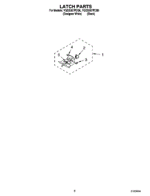 04 - Latch Parts parts for Whirlpool Oven YGBD307PDQ6 from AppliancePartsPros.com