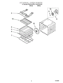 05 - Internal Oven Parts parts for Whirlpool Oven YGSC278PJB0 from AppliancePartsPros.com