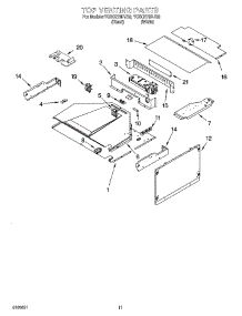 09 - Top Venting Parts, Optional Parts parts for Whirlpool Oven YGSC278PJB0 from AppliancePartsPros.com
