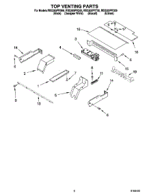 05 - Top Venting Parts, Optional Parts parts for Whirlpool Oven RBS305PRB00 from AppliancePartsPros.com