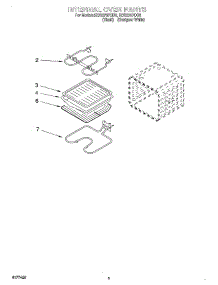 04 - Internal Oven parts for Whirlpool Oven RBS275PDQ8 from AppliancePartsPros.com