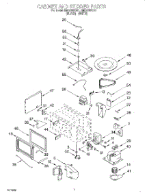 06 - Cabinet And Stirrer parts for Whirlpool Oven RMC275PDB1 from AppliancePartsPros.com