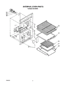 02 - Internal Oven parts for Whirlpool Oven SB130PER4 from AppliancePartsPros.com