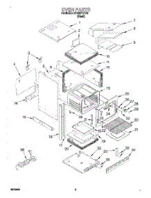 03 - Oven parts for Whirlpool Oven SB100PEDB0 from AppliancePartsPros.com