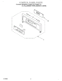 04 - Control Panel, Literature parts for Whirlpool Oven RBS305PDQ1 from AppliancePartsPros.com