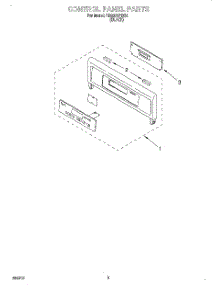 02 - Control Panel, Literature parts for Whirlpool Oven RBS270PDB4 from AppliancePartsPros.com