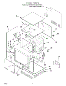 03 - Oven parts for Whirlpool Oven RB760PXBQ2 from AppliancePartsPros.com
