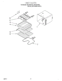 04 - Unit parts for Whirlpool Oven RB760PXBQ2 from AppliancePartsPros.com