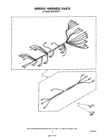 06 - Wiring Harness parts for Whirlpool Oven RB130PXK2 from AppliancePartsPros.com