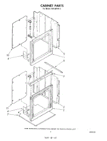 03 - Cabinet parts for Whirlpool Oven RB130PXK3 from AppliancePartsPros.com