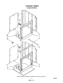 03 - Cabinet parts for Whirlpool Oven RB130PXV3 from AppliancePartsPros.com